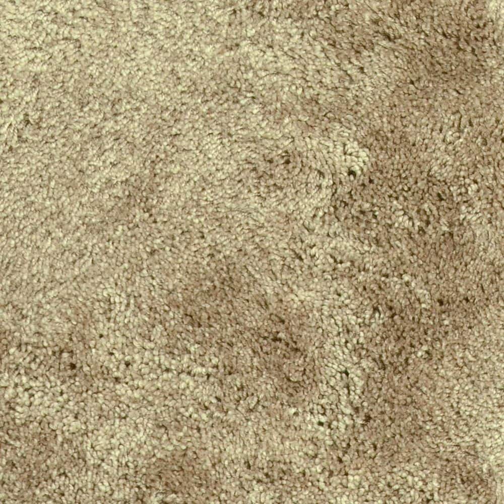 Luxury Ultra Plush Beige Nylon Bath Rug Set