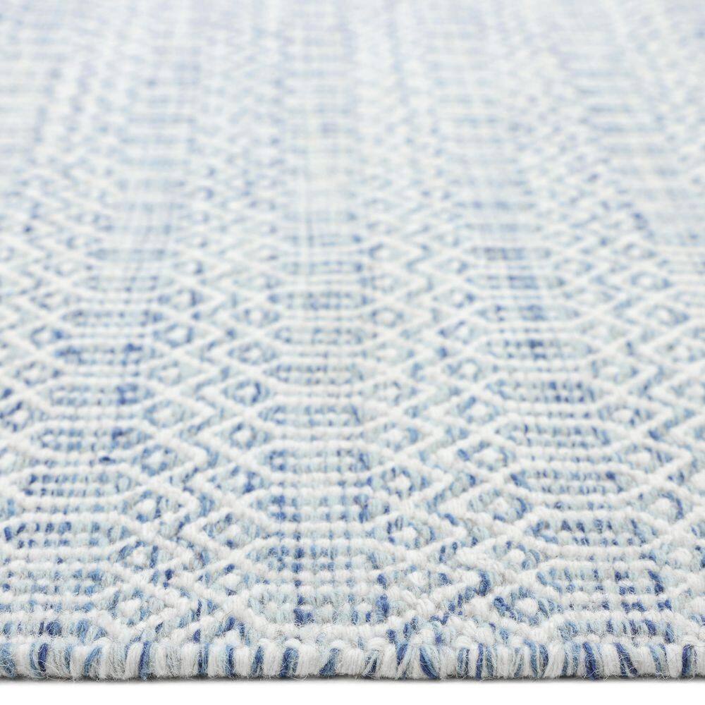 Cloud Geometric Handmade Wool Area Rug 10' x 14'