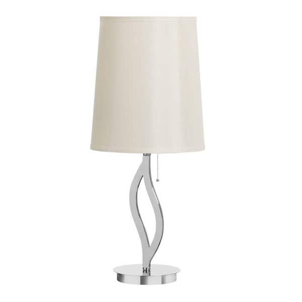Filament Design Catherine 28 in. Polished Chrome Table Lamp