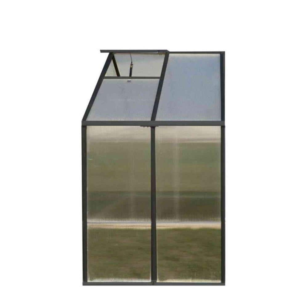 Monticello 4 ft. x 8 ft. Greenhouse Black Extension Kit -  MONT-4-BK