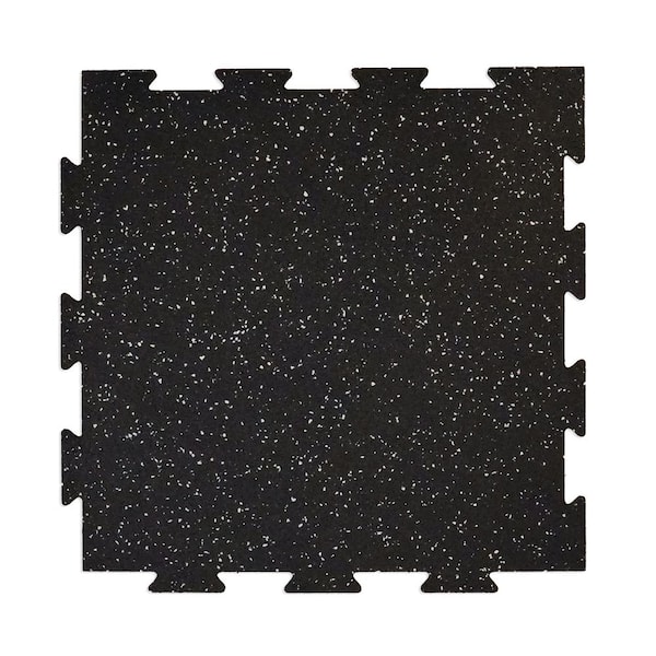 Survivor SportFloor Interlocking Isometric Grey 24 in. x 24 in. x 0.3 in. Rubber Gym/Weight Room Flooring Tiles (24 sq. ft.) (6-Pack)