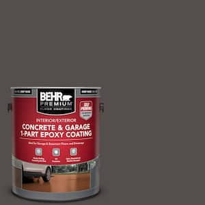 1 gal. #PPU24-02 Berry Brown Self-Priming 1-Part Epoxy Satin Interior/Exterior Concrete and Garage Floor Paint