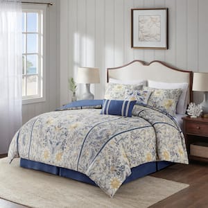 Livia 6-Piece Multi Cotton Full Comforter Set