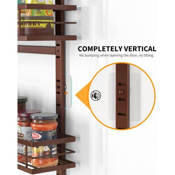 Numhew 9-Tier Bronze Over The Door Pantry Organizer, Metal Hanging