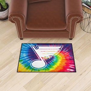 FANMATS Boise State Broncos Tie Dye Starter Mat Accent Rug - 19in. x 30in.