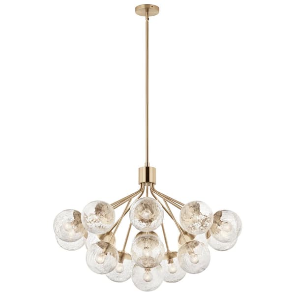 Kichler Silvarious 16-Light Black Modern/Contemporary Chandelier