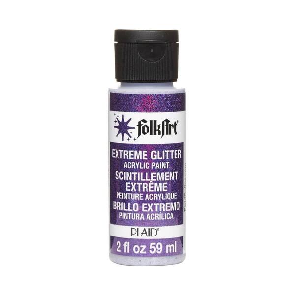 FolkArt 2 oz. Purple Extreme Glitter Craft Paint