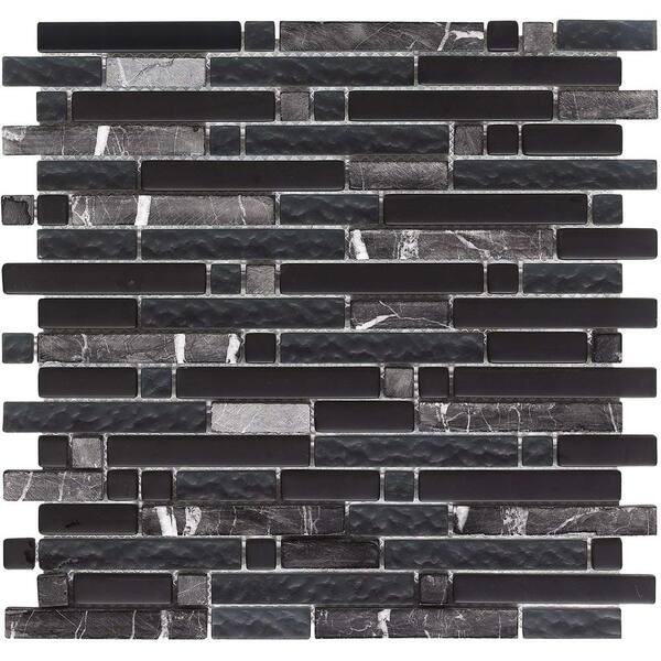 Epoch Architectural Surfaces Varietals Zinfandel-1652 Stone And Glass Blend 12 in. x 12 in. Mesh Mounted Floor & Wall Tile (5 sq. ft. / case)