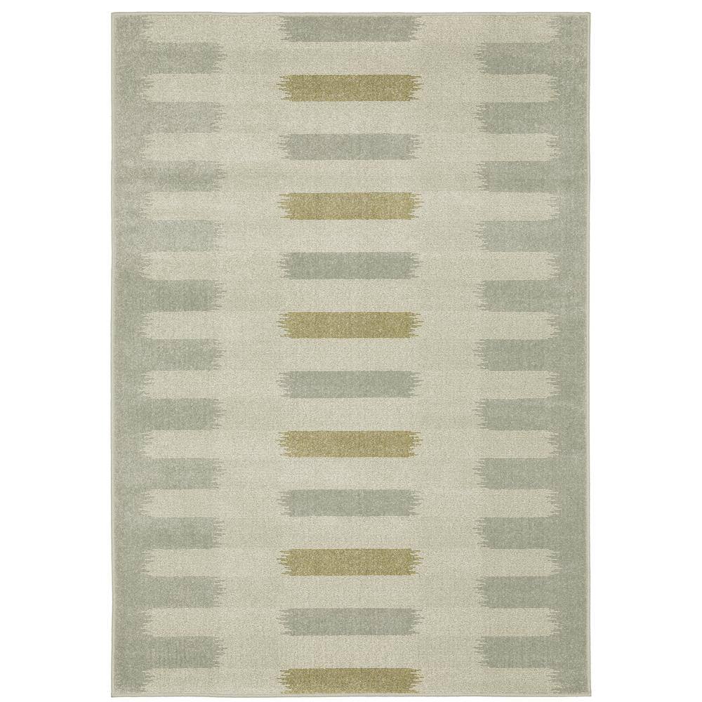 Brixworth Beige/Gray Doormat 3 ft. x 5 ft. Geometric Stripe Polypropylene Indoor Area Rug price history on PriceWatchPro