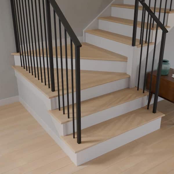 Stairtek 0.75 in. x 3.5 in. x 48 in. Prefinished Shenandoah White