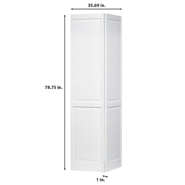 Kimberly Bay Traditional 4-Panel 36 in. x 80 in. Solid Core White