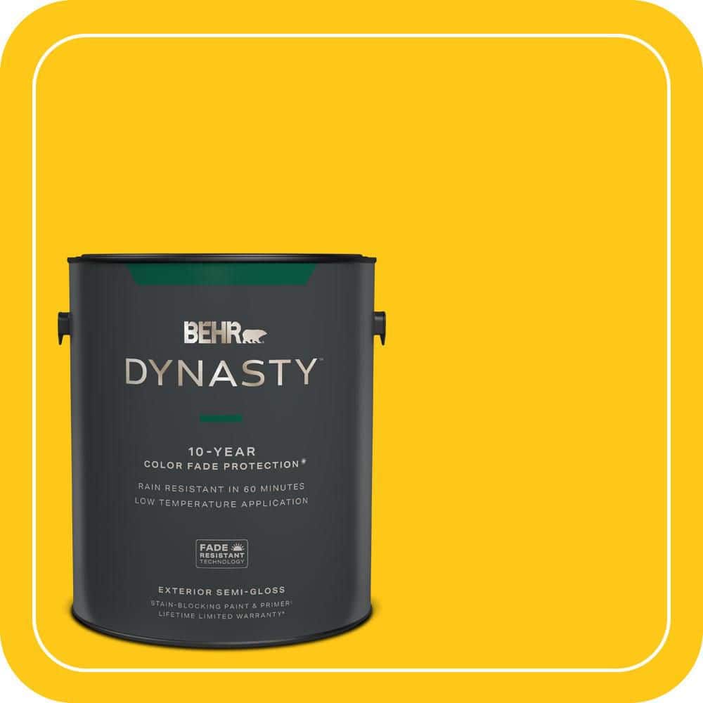 1 gal. #P300-7 Unmellow Yellow Semi-Gloss Exterior Stain-Blocking Paint & Primer price history on PriceWatchPro