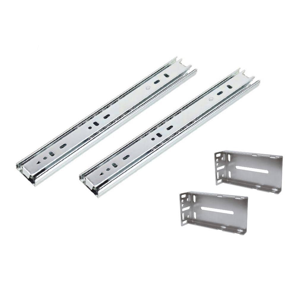 Kingsman 16 in. Full Extension Ball Bearing Side Mount Drawer Slide with Rear Bracket 8-Pairs (16 Pieces) price history on PriceWatchPro