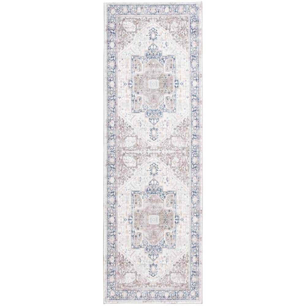 Home Decorators Collection Silky Medallion Multi 2 ft x 7 ft Medallion  Polyester Runner Rug 5285.81.12HD - The Home Depot