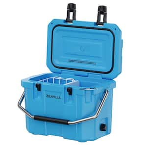 0508 ミキモト　クリスタルラッカー　シェル型　トラベルクロック　ブルー futhork Navy Blue 30 qt. Portable Chest Cooler with Lid Lock