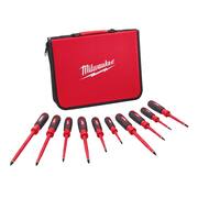 1000V Insulated Screwdriver Set with Case (10-Piece)