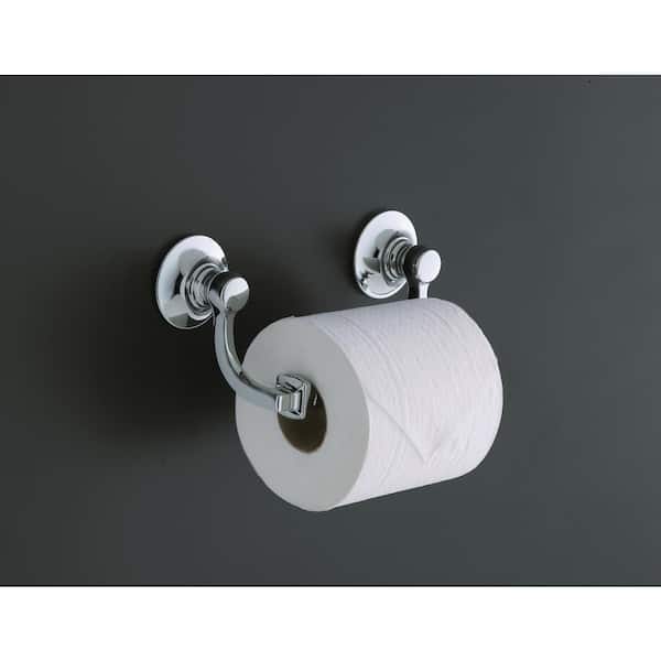 Kohler Tissue Holder Polished Chrome Toilet Paper Rack Wall Mounted New 