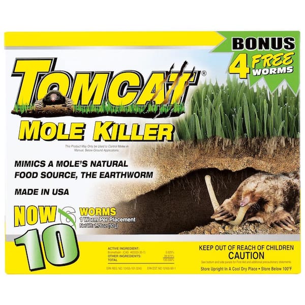 Tomcat Mole Killer Worm Bait (10-Pack)