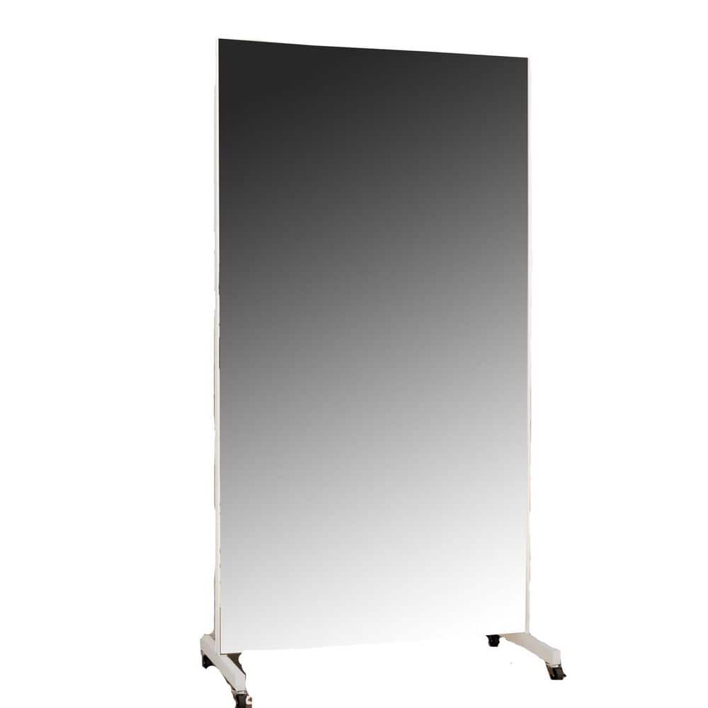 Shatterproof Framed Mirror on Wheels