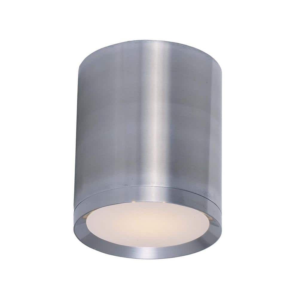 Maxim Lighting Lightray LED 5-in W Brushed Aluminum Outdoor Flush Mount Light