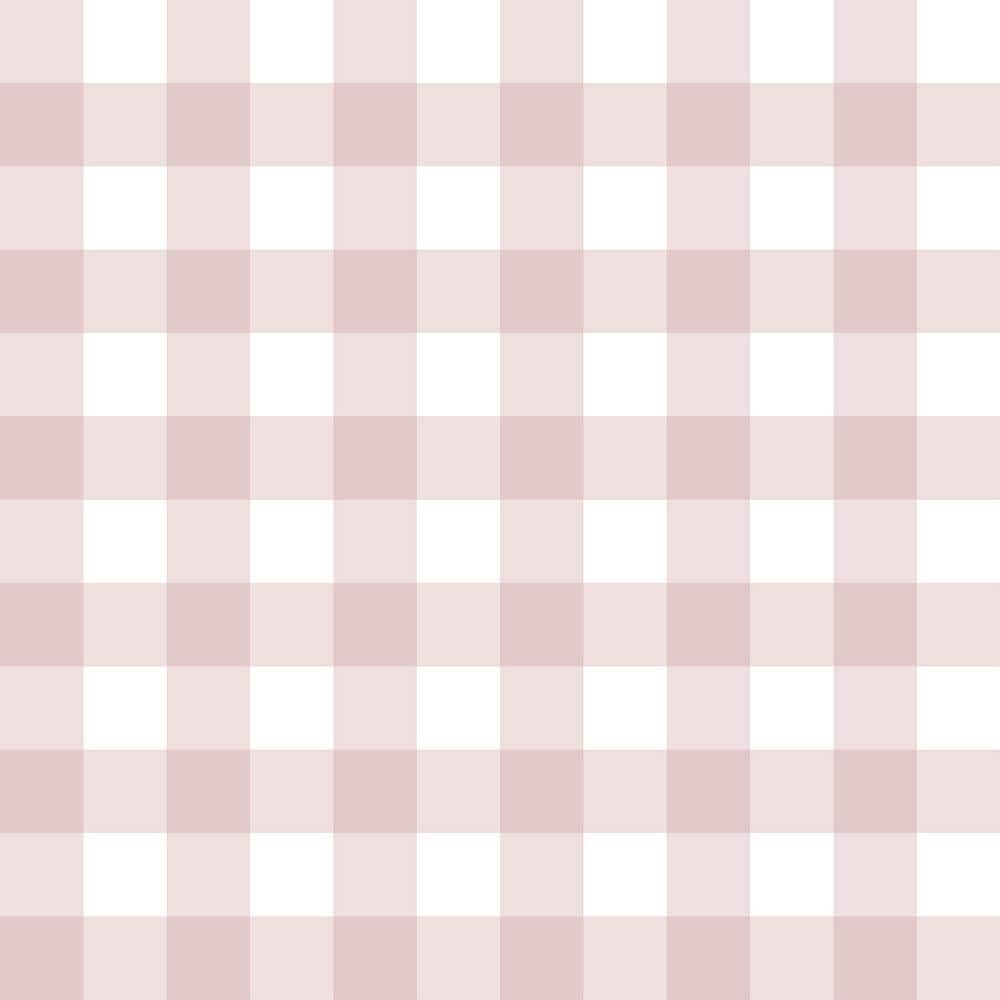 Little Explorers 2 Pink Tartan Boom Plaid Matte Finish Non-Pasted Non-Woven