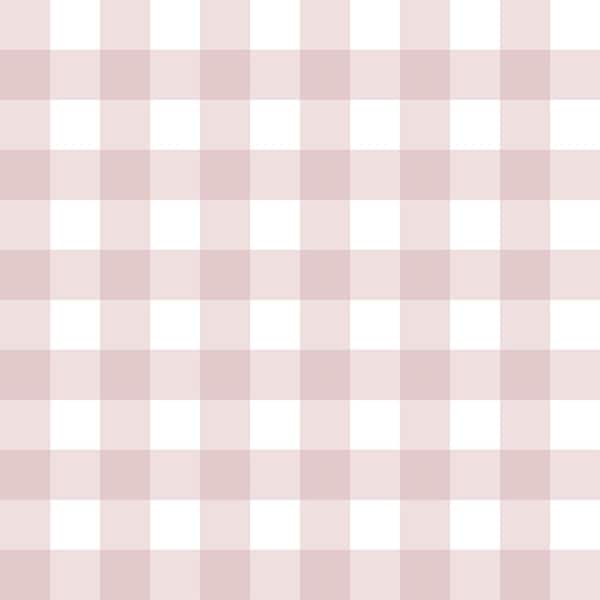 Unbranded Little Explorers 2-Pink Tartan Boom Plaid Matte Finish Non-Pasted Non-Woven Wallpaper Sample