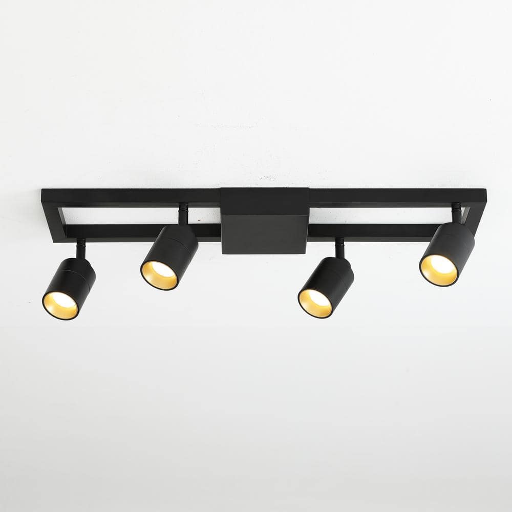 LUMiRiSE / ≠encore. Maxax Hartford 4 -Light Black / Blue Lantern Square