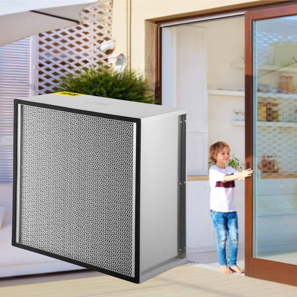 Large Silver HEPA Air Purifier Filter