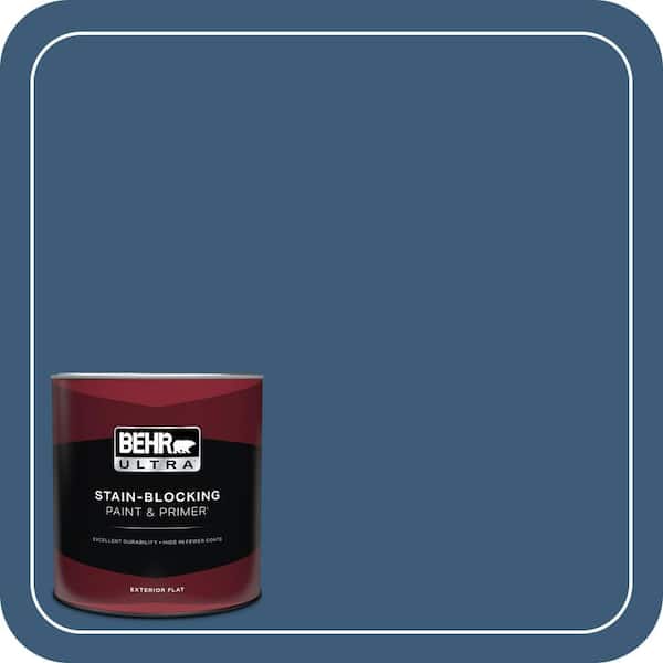 BEHR ULTRA 1 qt. #ICC-85 China Pattern Flat Exterior Paint & Primer