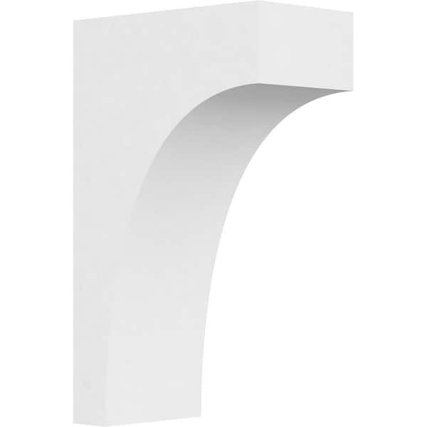 Ekena Millwork 3 in. x 10 in. x 6 in. Standard Stockport Architectural Grade PVC Corbel
