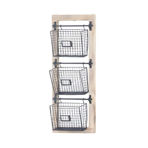 Dropship 3-tier Wall Mount Hanging Organizer; Magazine Racks