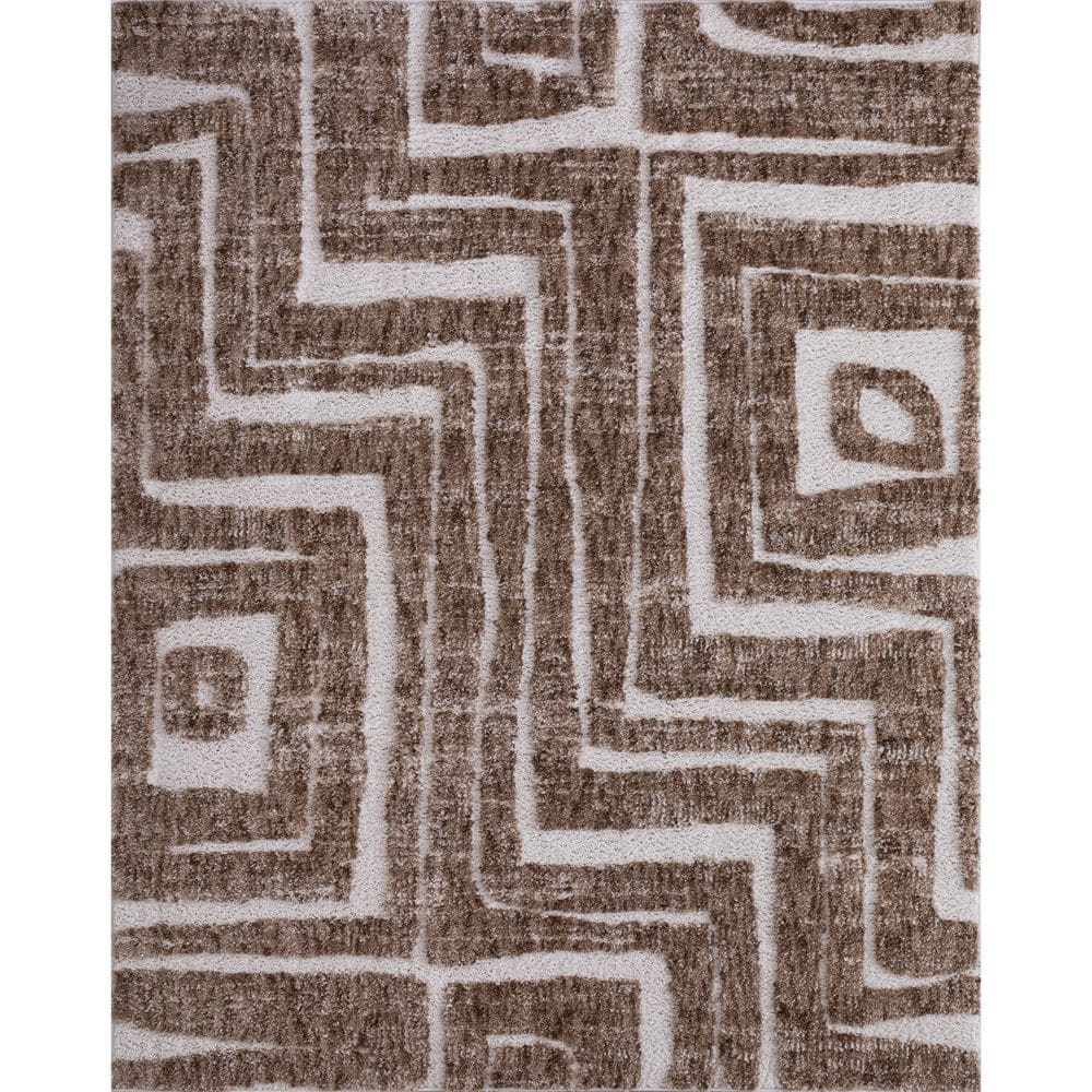 Aberdeen 8 ft. x 10 ft. Brown/Ivory Area Rug price history on PriceWatchPro