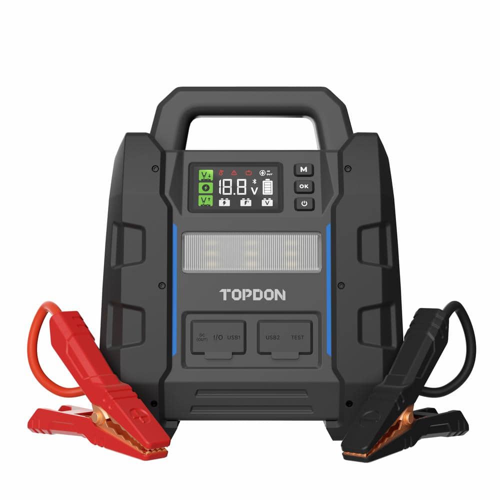 TOPDON V4500 Plus-2-in-1 4500 Peak Amp Jump Starter and Battery