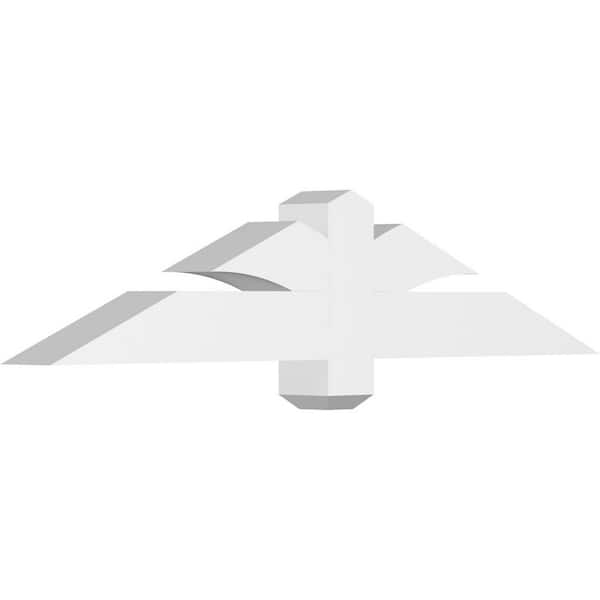 Ekena Millwork Redmond 48 in. W x 10 in. H x 4 in. D Signature Polyurethane Bracket