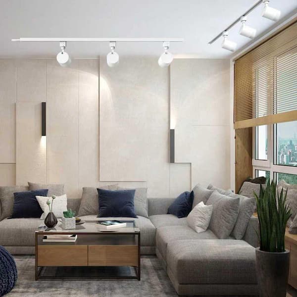 FLSNT J-Type Integrated LED Linear Track Lighting, Cylinder Track