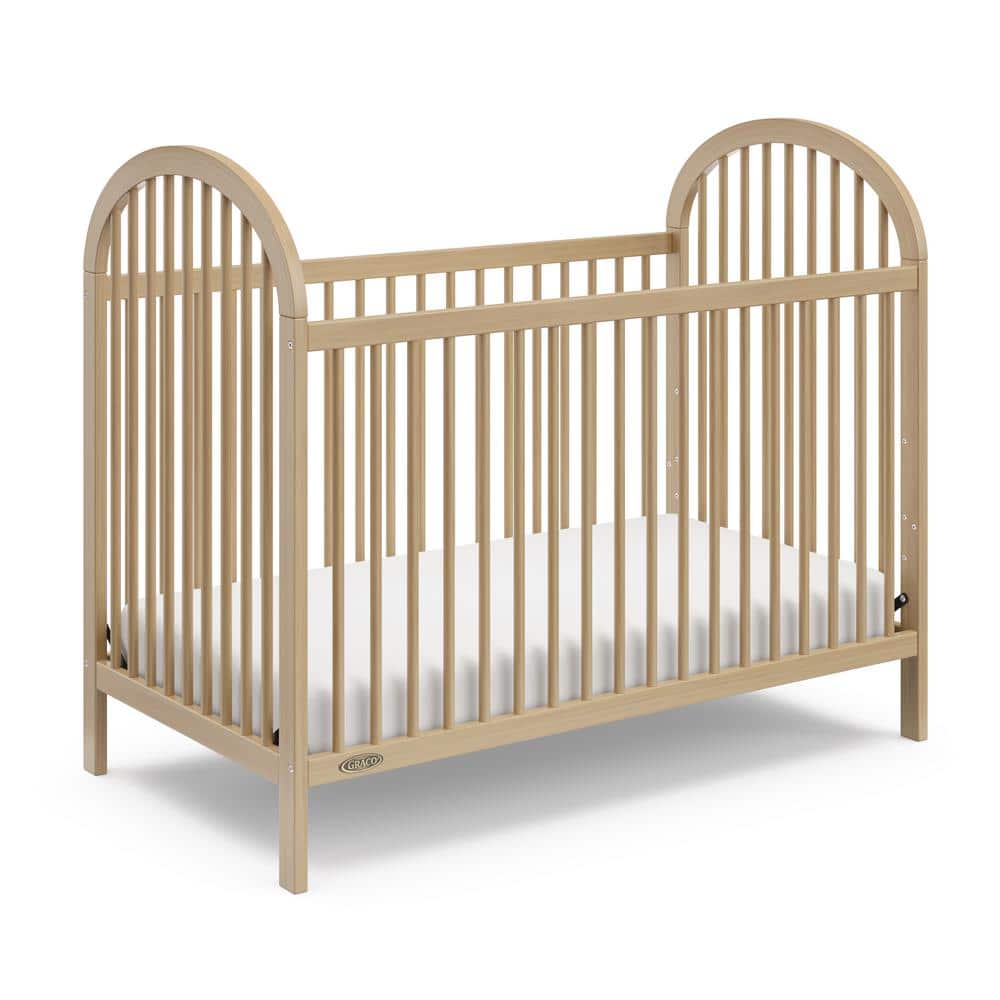 Graco Olivia Driftwood 3in1 Convertible Crib 04522607 The Home Depot