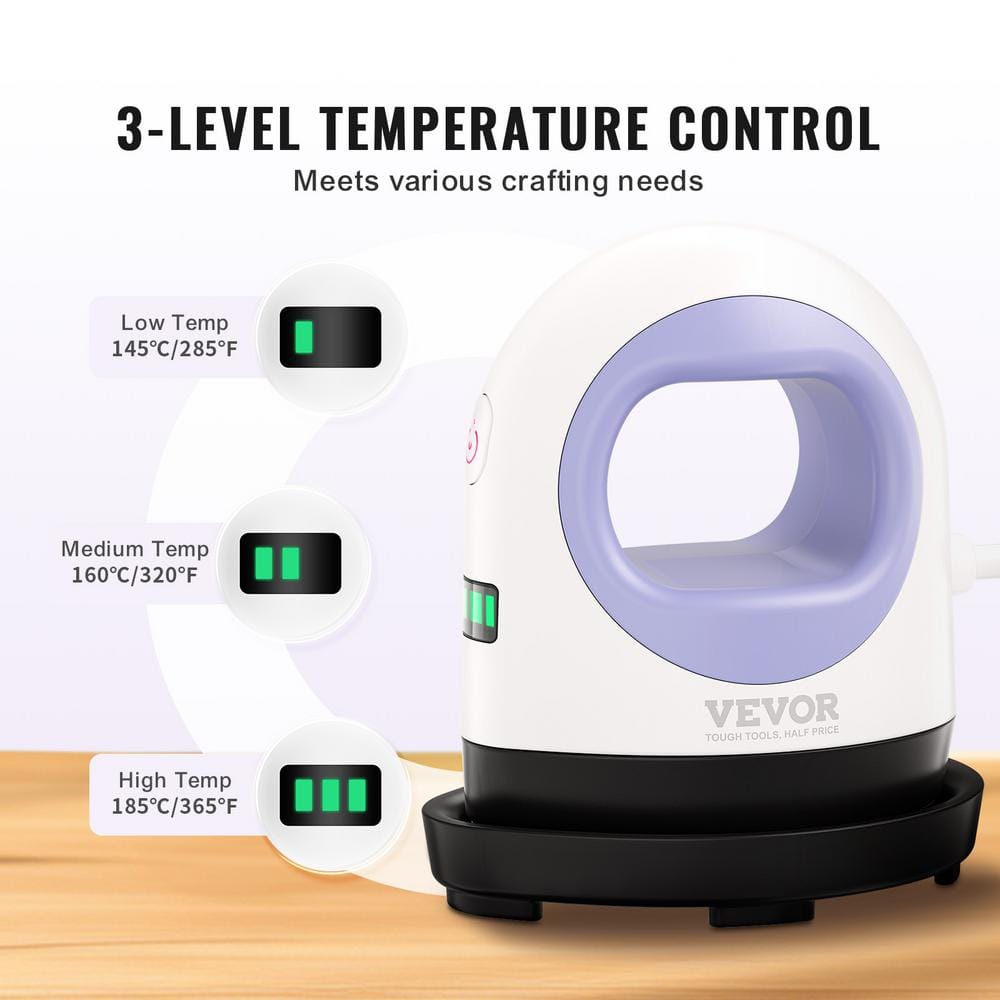 Compact Blue and White Aluminum Mini Heat Press Machine