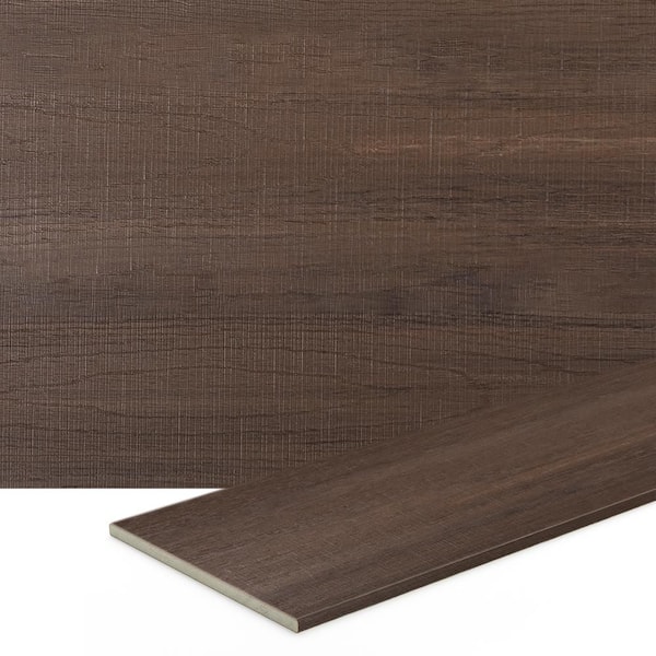 Advanced PVC Landmark 1/2 in.x12 in.x12 ft. Square American Walnut PVC Fascia (Actual: 1/2 in.x11 3/4 in.x12 ft.)