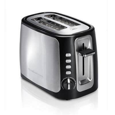 Sure Toast 800 W 2-Slice Stainless Steel Wide Slot Toaster