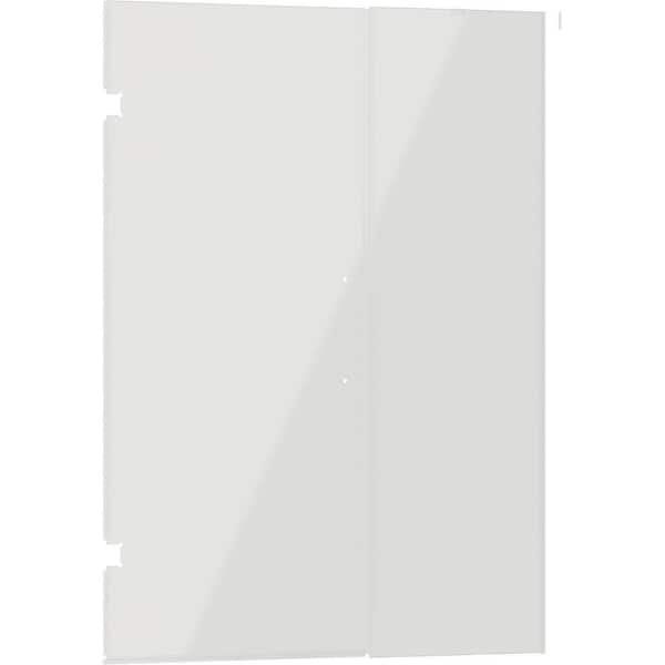 Delta Heavy Hinge 29.53 in. W x 72 in. H x 5/16 in. (8 mm) Pivot Shower Door Glass Panels in Clear Glass (For 52-54 in. Doors)