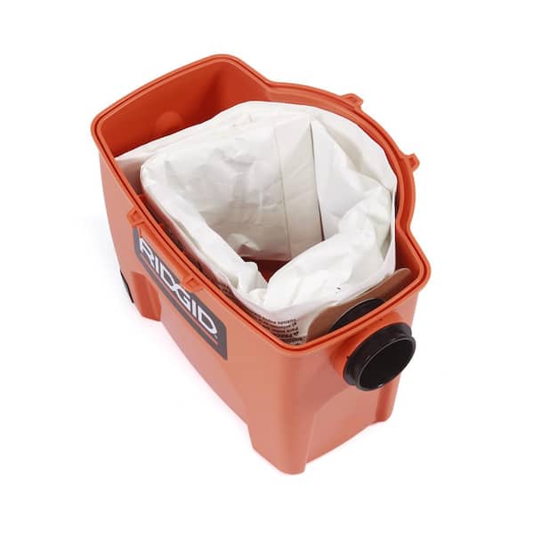 RIDGID - 3 Gal. 3.5 Peak HP Handheld Shop Vacuum Wet Dry Vac with RIDGID SWEEP Dust Pan, Filter, Locking Hose and Car Nozzle