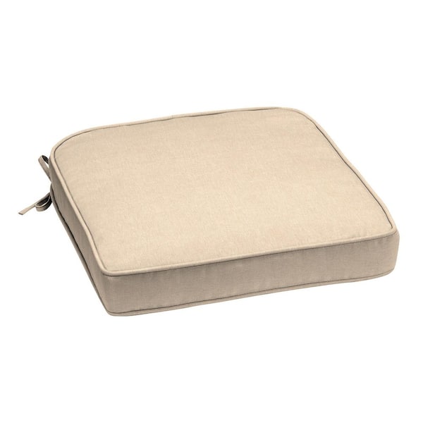 20 in. W x 20 in. D CushionGuard Universal Outdoor Seat Pad in Putty