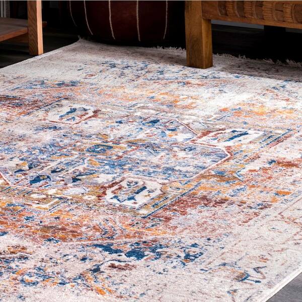 3' x 5' Oval nuLOOM Ethel Medallion Fringe Area Rug Ivory 3' x 5' Oval nuLOOM Ethel Medallion Fringe Area Rug Ivory