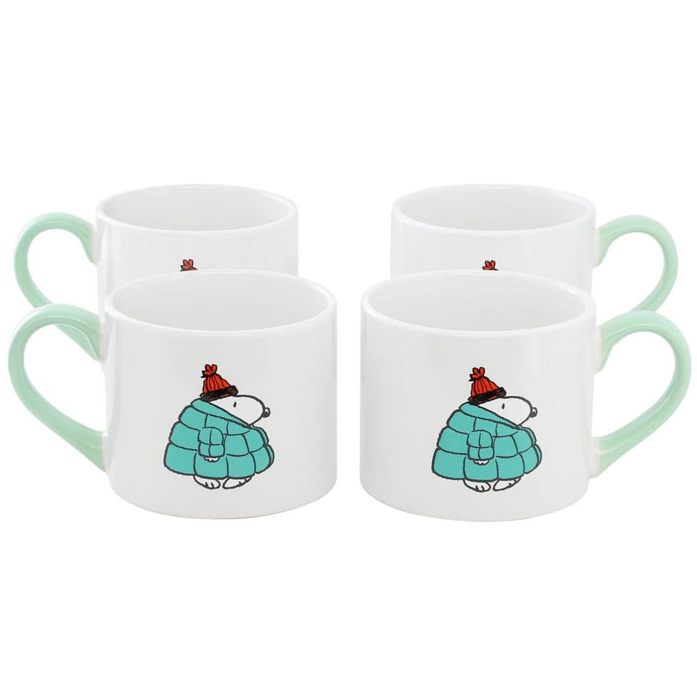 4 Piece 19 Ounce Stackable Stoneware Mug Set in Mint price history on PriceWatchPro