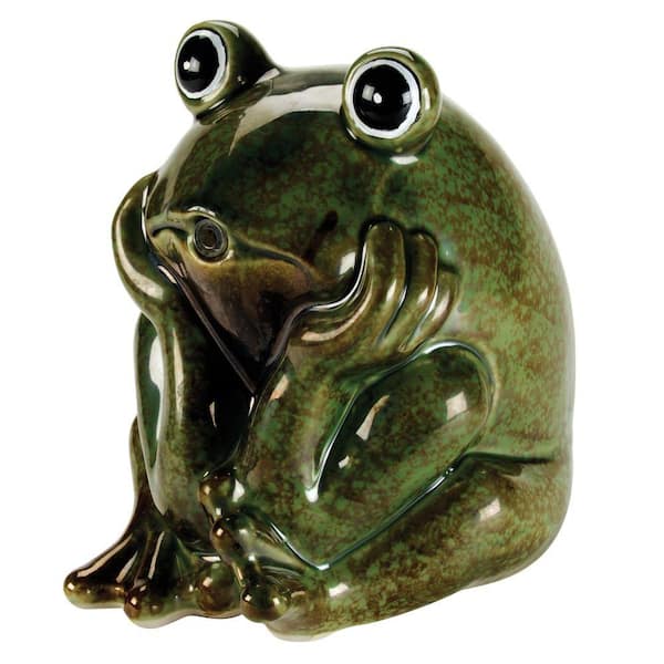 TOTALPOND Ceramic Frog Spitter