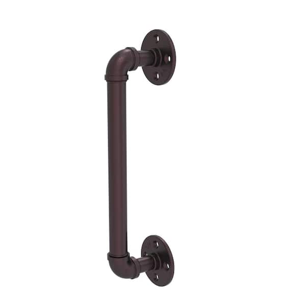 Allied Brass Pipeline Collection 8 in. Center-to-Center Door Pull in Antique Bronze