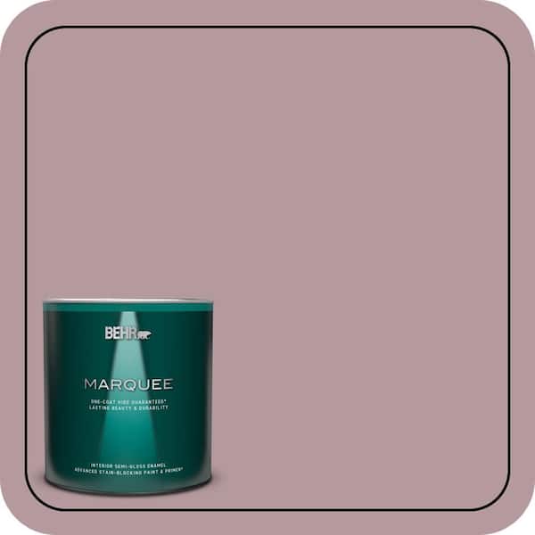 BEHR MARQUEE 1 qt. #PMD-71 Twilight Blush Semi-Gloss Enamel Interior Paint & Primer