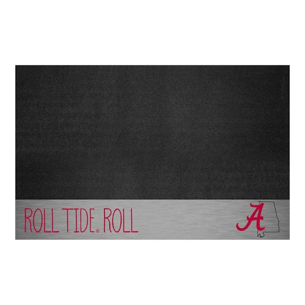 FANMATS Alabama Crimson Tide Southern Style Vinyl 42 in. Grill Mat