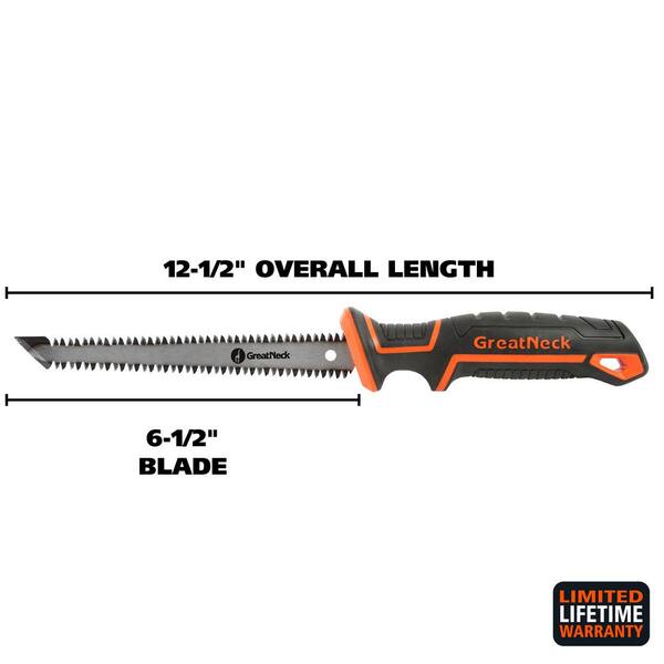 GreatNeck 6 in. Double Edge Jab Saw 74030 - The Home Depot