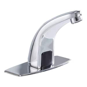 Touchless Single Hole Bathroom Faucet in Chrome